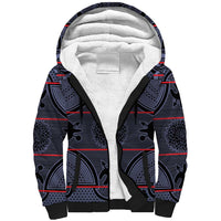 Lesotho Seanamarena Sherpa Hoodie Basotho Traditional Blanket Style - Serenity - Wonder Print Shop