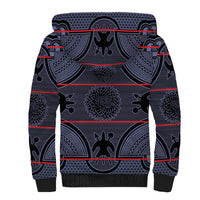 Lesotho Seanamarena Sherpa Hoodie Basotho Traditional Blanket Style - Serenity - Wonder Print Shop