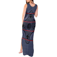 Lesotho Seanamarena Tank Maxi Dress Basotho Traditional Blanket Style - Serenity - Wonder Print Shop