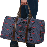 Lesotho Seanamarena Travel Bag Basotho Traditional Blanket Style - Serenity - Wonder Print Shop