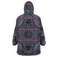 Lesotho Seanamarena Wearable Blanket Hoodie Basotho Traditional Blanket Style - Serenity - Wonder Print Shop
