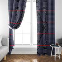 Lesotho Seanamarena Window Curtain Basotho Traditional Blanket Style - Serenity - Wonder Print Shop
