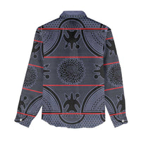 Lesotho Seanamarena Women Casual Shirt Basotho Traditional Blanket Style - Serenity - Wonder Print Shop