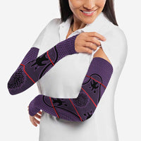 Lesotho Seanamarena Arm Sleeves Basotho Traditional Blanket Style - Violet - Wonder Print Shop