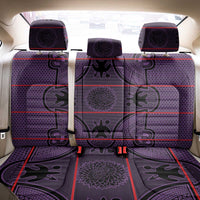 Lesotho Seanamarena Back Car Seat Cover Basotho Traditional Blanket Style - Violet - Wonder Print Shop