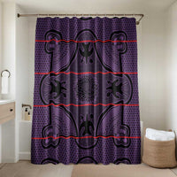 Lesotho Seanamarena Bathroom Set Basotho Traditional Blanket Style - Violet - Wonder Print Shop