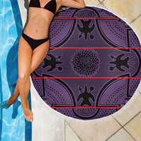 Lesotho Seanamarena Beach Blanket Basotho Traditional Blanket Style - Violet - Wonder Print Shop