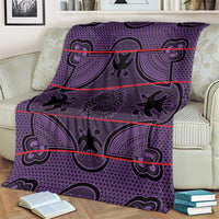 Lesotho Seanamarena Blanket Basotho Traditional Blanket Style - Violet - Wonder Print Shop