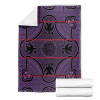 Lesotho Seanamarena Blanket Basotho Traditional Blanket Style - Violet - Wonder Print Shop
