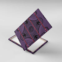 Lesotho Seanamarena Canvas Wall Art Basotho Traditional Blanket Style - Violet - Wonder Print Shop