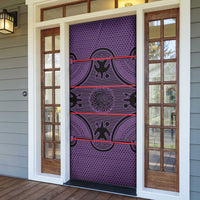 Lesotho Seanamarena Door Cover Basotho Traditional Blanket Style - Violet - Wonder Print Shop