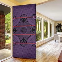 Lesotho Seanamarena Door Cover Basotho Traditional Blanket Style - Violet - Wonder Print Shop