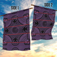 Lesotho Seanamarena Garden Flag Basotho Traditional Blanket Style - Violet - Wonder Print Shop