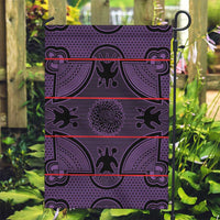 Lesotho Seanamarena Garden Flag Basotho Traditional Blanket Style - Violet - Wonder Print Shop