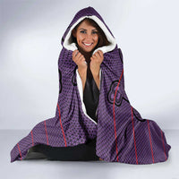 Lesotho Seanamarena Hooded Blanket Basotho Traditional Blanket Style - Violet - Wonder Print Shop