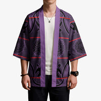 Lesotho Seanamarena Kimono Basotho Traditional Blanket Style - Violet - Wonder Print Shop