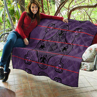 Lesotho Seanamarena Quilt Basotho Traditional Blanket Style - Violet - Wonder Print Shop