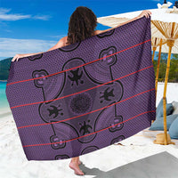 Lesotho Seanamarena Sarong Basotho Traditional Blanket Style - Violet - Wonder Print Shop
