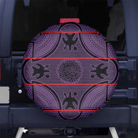 Lesotho Seanamarena Spare Tire Cover Basotho Traditional Blanket Style - Violet - Wonder Print Shop