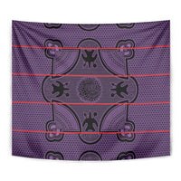 Lesotho Seanamarena Tapestry Basotho Traditional Blanket Style - Violet - Wonder Print Shop