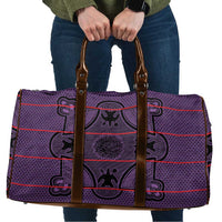Lesotho Seanamarena Travel Bag Basotho Traditional Blanket Style - Violet - Wonder Print Shop