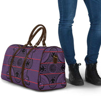 Lesotho Seanamarena Travel Bag Basotho Traditional Blanket Style - Violet - Wonder Print Shop