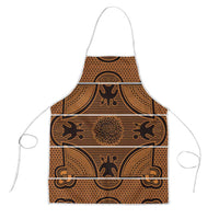 Lesotho Seanamarena Apron Basotho Traditional Blanket Style - Orange - Wonder Print Shop