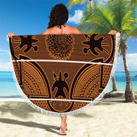 Lesotho Seanamarena Beach Blanket Basotho Traditional Blanket Style - Orange - Wonder Print Shop