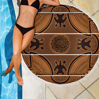 Lesotho Seanamarena Beach Blanket Basotho Traditional Blanket Style - Orange - Wonder Print Shop