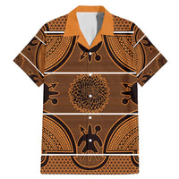 Lesotho Seanamarena Family Matching Mermaid Dress and Hawaiian Shirt Basotho Traditional Blanket Style - Orange - Wonder Print Shop