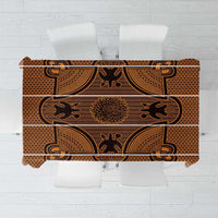 Lesotho Seanamarena Tablecloth Basotho Traditional Blanket Style - Orange - Wonder Print Shop