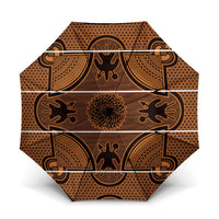 Lesotho Seanamarena Umbrella Basotho Traditional Blanket Style - Orange - Wonder Print Shop