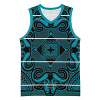 Lesotho Seanamarena - Motlatsi Basketball Jersey Basotho Traditional Blanket Style - Lesotho Breeze - Wonder Print Shop
