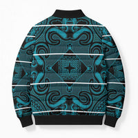 Lesotho Seanamarena - Motlatsi Bomber Puffer Jacket Basotho Traditional Blanket Style - Lesotho Breeze - Wonder Print Shop