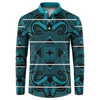 Lesotho Seanamarena - Motlatsi Button Sweatshirt Basotho Traditional Blanket Style - Lesotho Breeze - Wonder Print Shop