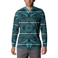 Lesotho Seanamarena - Motlatsi Button Sweatshirt Basotho Traditional Blanket Style - Lesotho Breeze - Wonder Print Shop