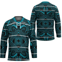 Lesotho Seanamarena - Motlatsi Hockey Jersey Basotho Traditional Blanket Style - Lesotho Breeze - Wonder Print Shop
