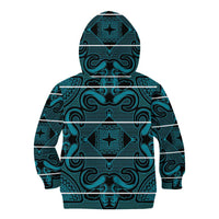 Lesotho Seanamarena - Motlatsi Kid Hoodie Basotho Traditional Blanket Style - Lesotho Breeze - Wonder Print Shop