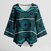 Lesotho Seanamarena - Motlatsi Kimono Sleeve Blouse Basotho Traditional Blanket Style - Lesotho Breeze - Wonder Print Shop