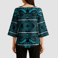 Lesotho Seanamarena - Motlatsi Kimono Sleeve Blouse Basotho Traditional Blanket Style - Lesotho Breeze - Wonder Print Shop