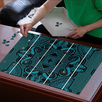 Lesotho Seanamarena - Motlatsi Puzzle Basotho Traditional Blanket Style - Lesotho Breeze - Wonder Print Shop