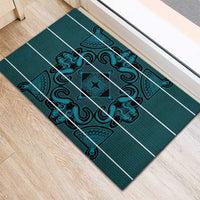 Lesotho Seanamarena - Motlatsi Rubber Doormat Basotho Traditional Blanket Style - Lesotho Breeze - Wonder Print Shop