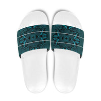 Lesotho Seanamarena - Motlatsi Slide Sandals Basotho Traditional Blanket Style - Lesotho Breeze - Wonder Print Shop