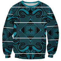 Lesotho Seanamarena - Motlatsi Sweatshirt Basotho Traditional Blanket Style - Lesotho Breeze - Wonder Print Shop