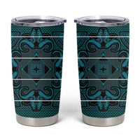 Lesotho Seanamarena - Motlatsi Tumbler Cup Basotho Traditional Blanket Style - Lesotho Breeze - Wonder Print Shop
