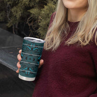 Lesotho Seanamarena - Motlatsi Tumbler Cup Basotho Traditional Blanket Style - Lesotho Breeze - Wonder Print Shop