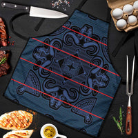 Lesotho Seanamarena - Motlatsi Apron Basotho Traditional Blanket Style - Blue - Wonder Print Shop