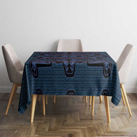 Lesotho Seanamarena - Motlatsi Tablecloth Basotho Traditional Blanket Style - Blue - Wonder Print Shop