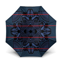 Lesotho Seanamarena - Motlatsi Umbrella Basotho Traditional Blanket Style - Blue - Wonder Print Shop