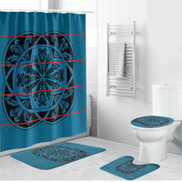 Lesotho Seanamarena - Kharetsa Bathroom Set Basotho Traditional Blanket Style - Wonder Print Shop